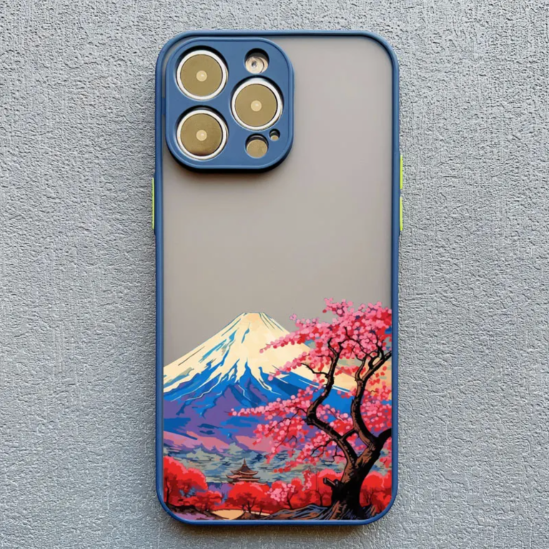 Mount Fuji En Kersenbloesem Sakura Japanse Telefoonhoesje Iphone 7 8