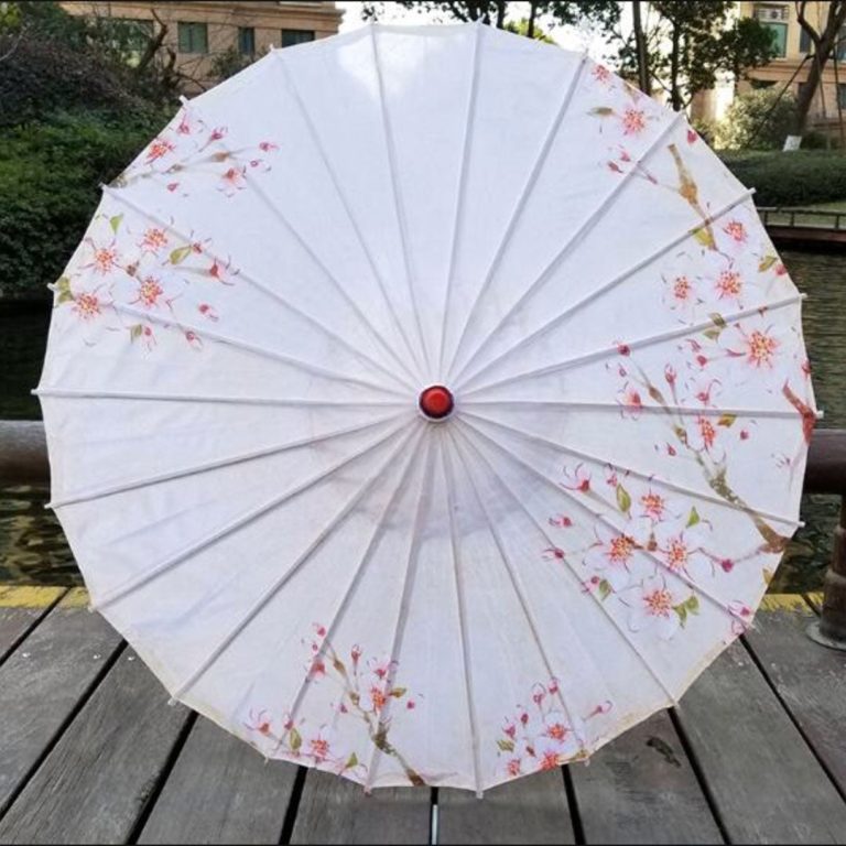 Witte Japanse Parasol