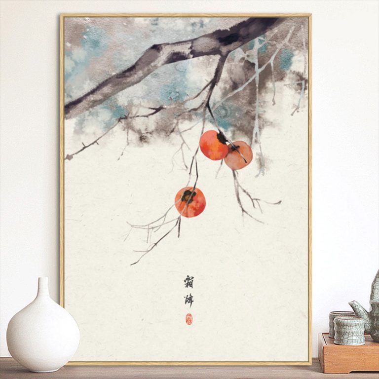 Zen Japanse Schilderij 21x30 Cm